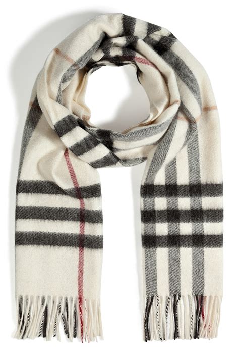 burberry check scarf ivory|classic check Burberry scarf.